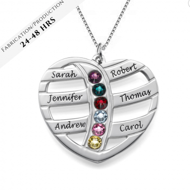 The Classic Family Heart Necklace