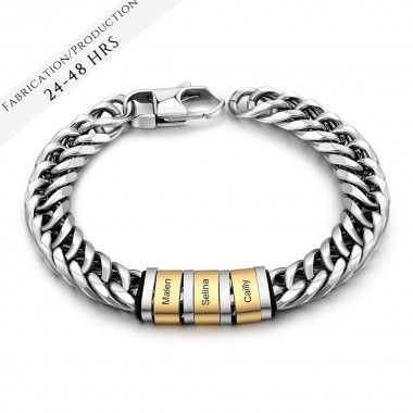 Le Luxueux Bracelet Cubain Or